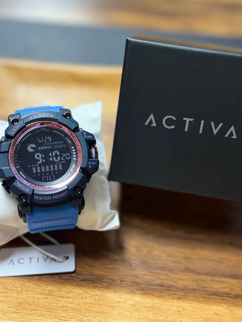 Activa x Invicta ACW8020-007 Digital Men’s Watch 56mm Blue/Purple NEW